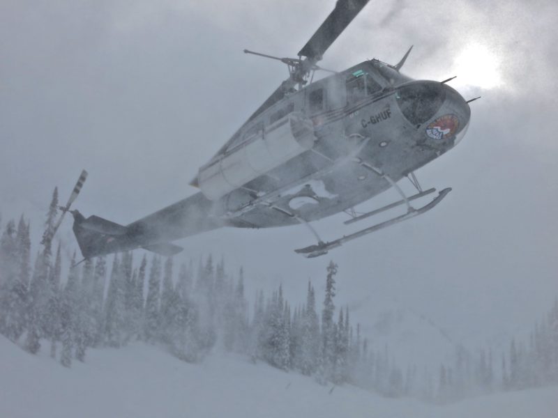 Heliskiing in British Columbia, Canada. Image © PlanetSKI